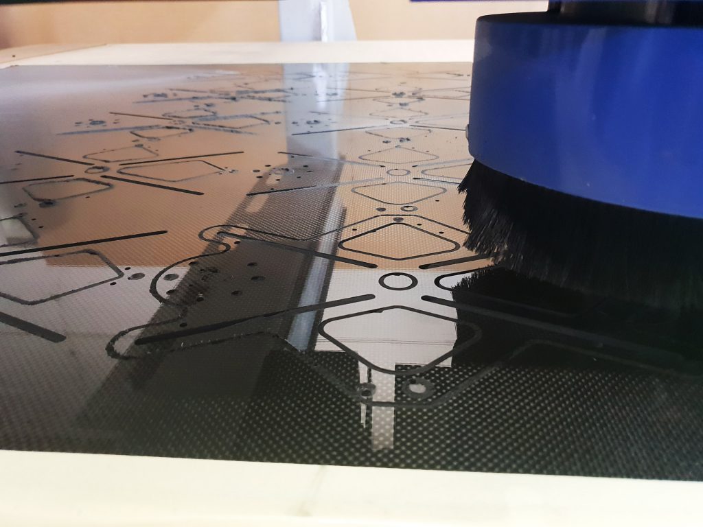 CNC machinig carbon fiber gripper plates